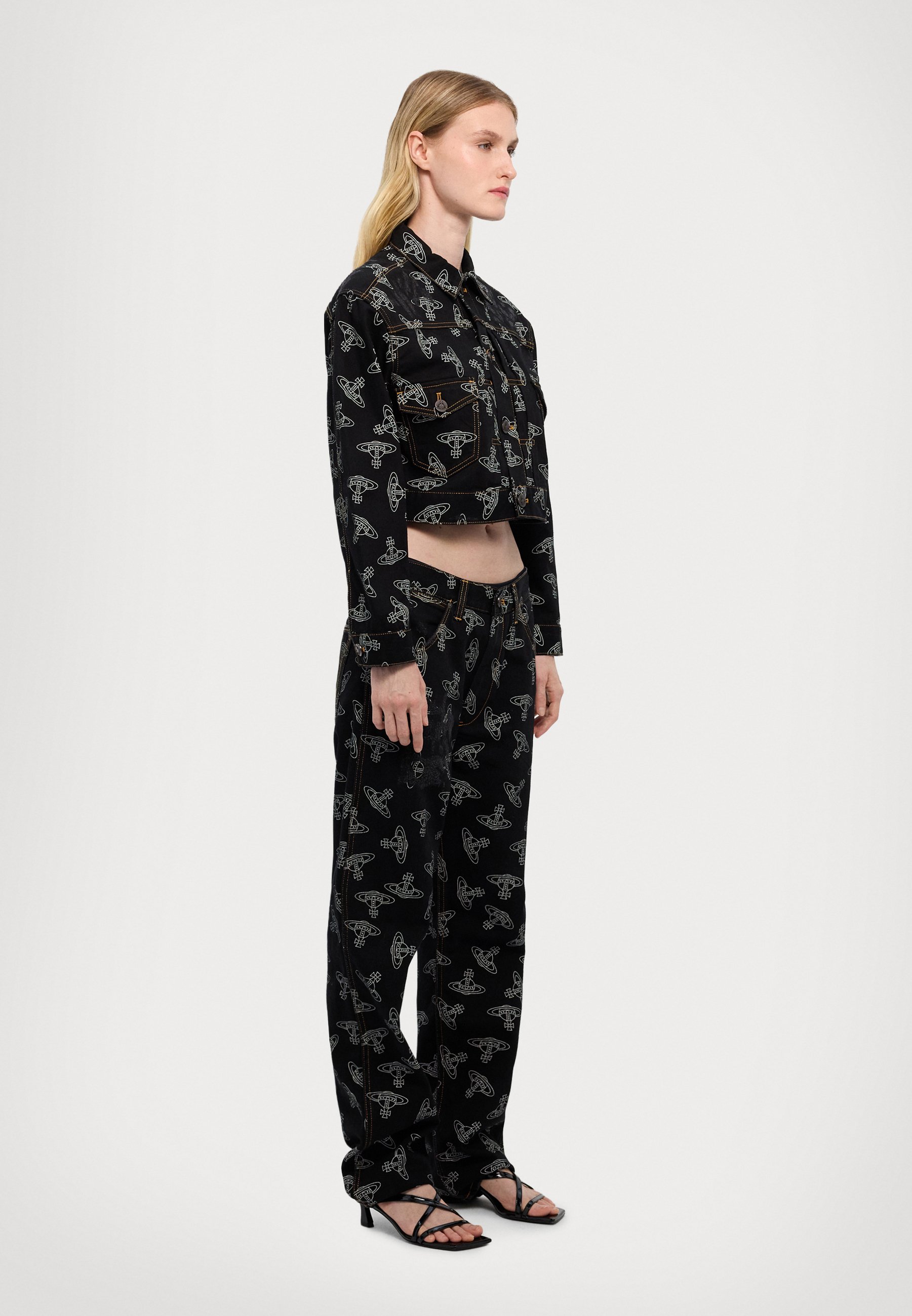 Vivienne Westwood RANCH JEANS - Straight leg jeans - black Vivienne Westwood RANCH JEANS - Straight leg jeans - black