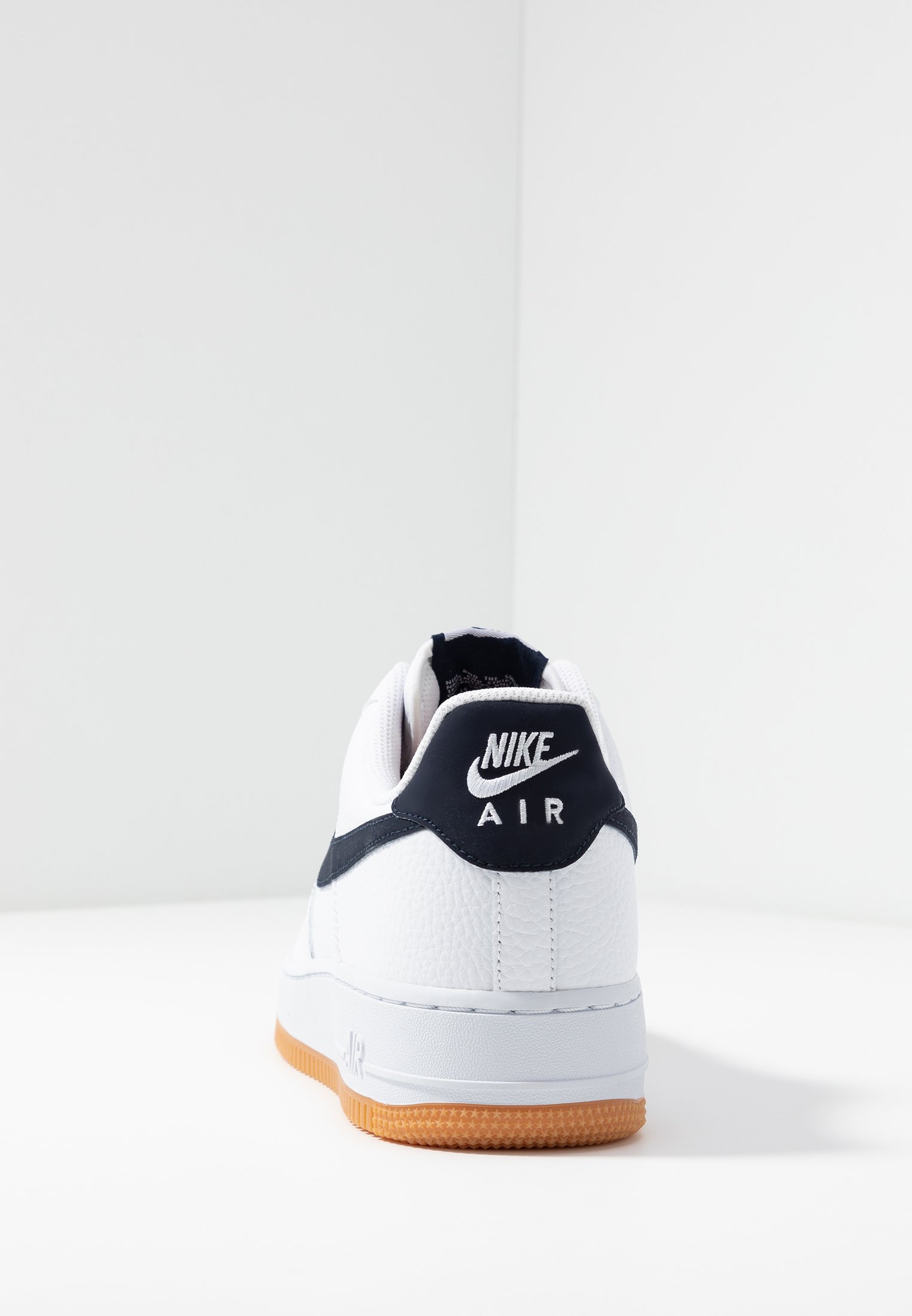 Nike Sportswear AIR FORCE 1 '07 - Baskets basses - white/obsidian/university  red/medium brown/blanc - ZALANDO.FR