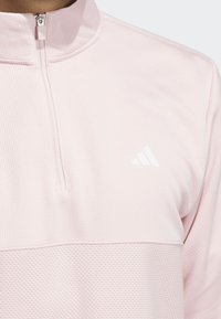adidas Golf TEXTURED Q - Long sleeved top - sandy pink