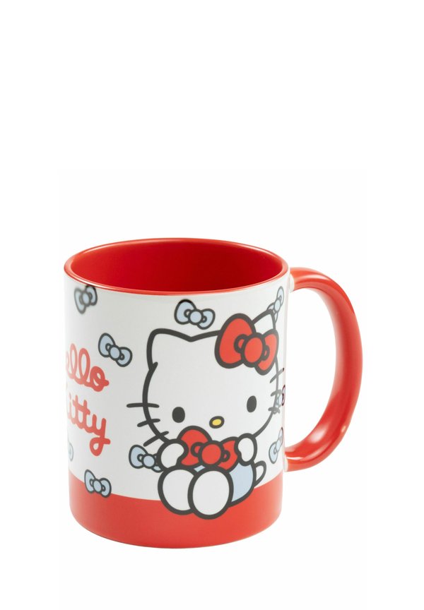 HELLO KITTY TASSE SCHLEIFEN KAFFEETASSE BECHER AUS KERAMIK - Sonstige Accessoires - rot weiß