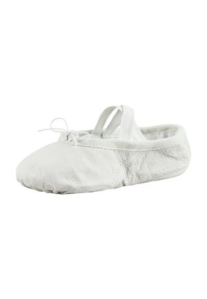 BALLETTSCHUHE SASHA GANZE SOHLE - Dance shoes - steinweiß