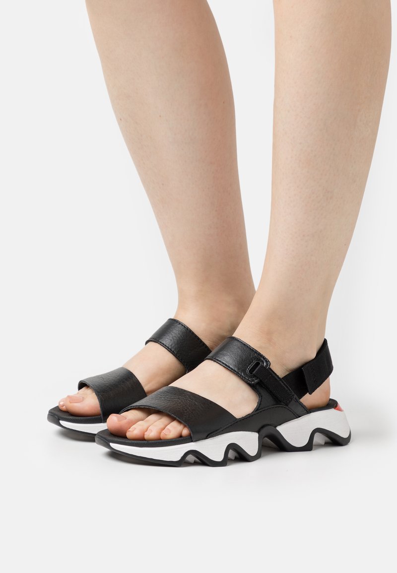 Sorel IMPACT II LOW SLING Sandals black/sea salt/black