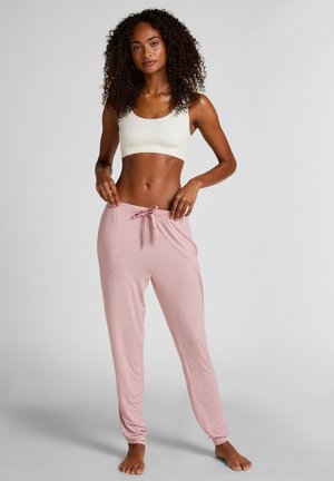 PRINT - Pyjamabroek - pale mauve