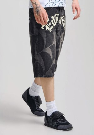 Ed Hardy, MENS FOOTBALL TRAINER - CRAWLING DRAGON - Trainers - black