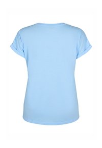 Zizzi SHORT SLEEVED BLEND - Pamata T-krekls - serenity