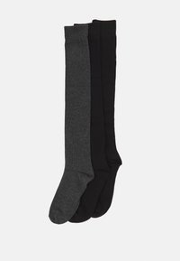 Vero Moda VMALANA KNEEHIGH SOCKS 3-PACK - Calcetines - black
