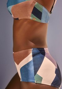 Next HIGH WAIST - Bikinio apatinė dalis - blue abstract print
