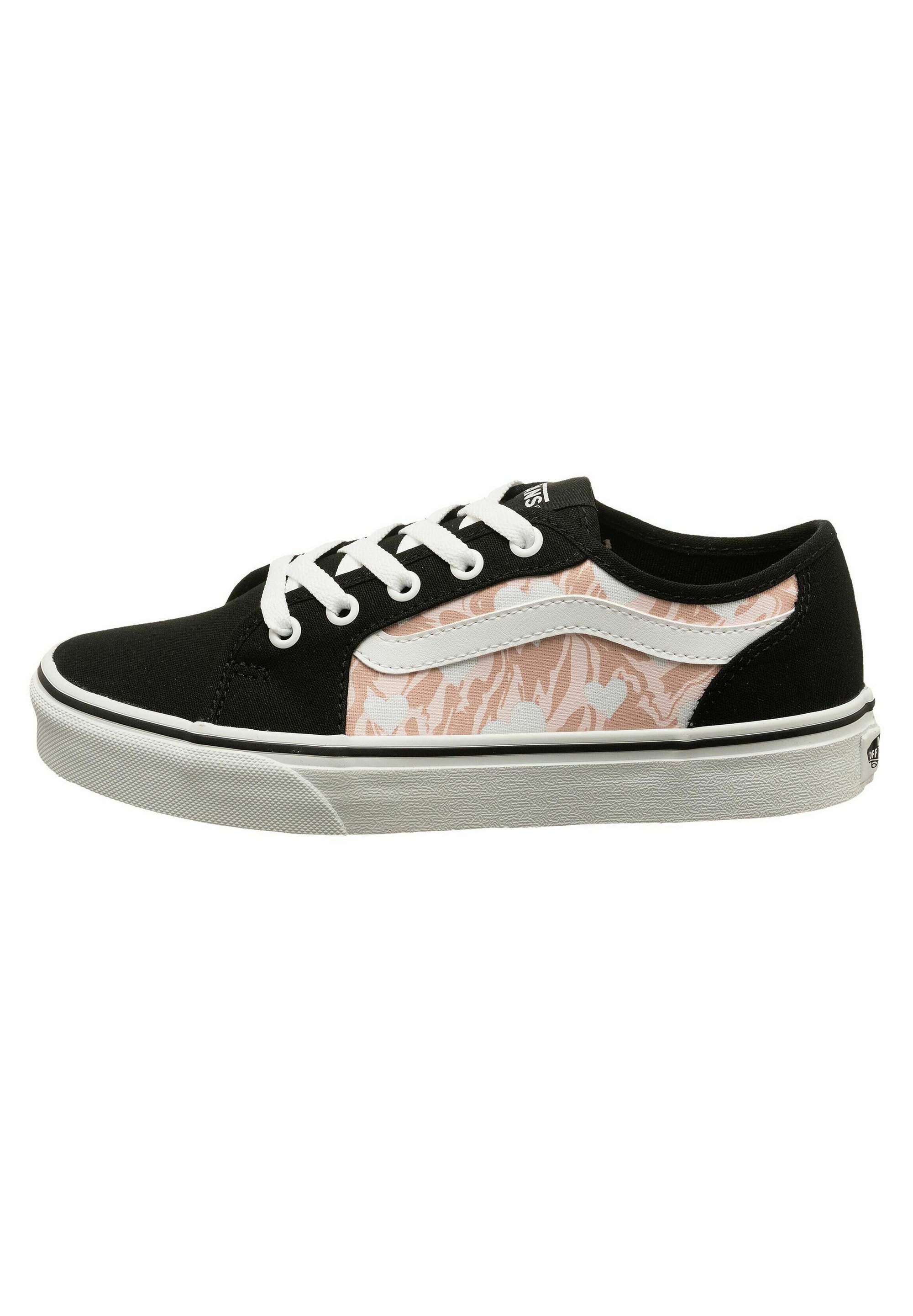 black vans with pink hearts
