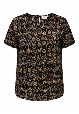 KURZARM DESIGN CURVY GROSSE GRÖSSEN ÜB - Μπλούζα - braun