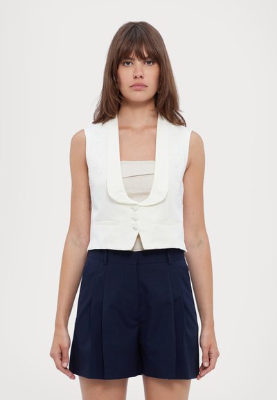 The Kooples GILET - Weste - ecru