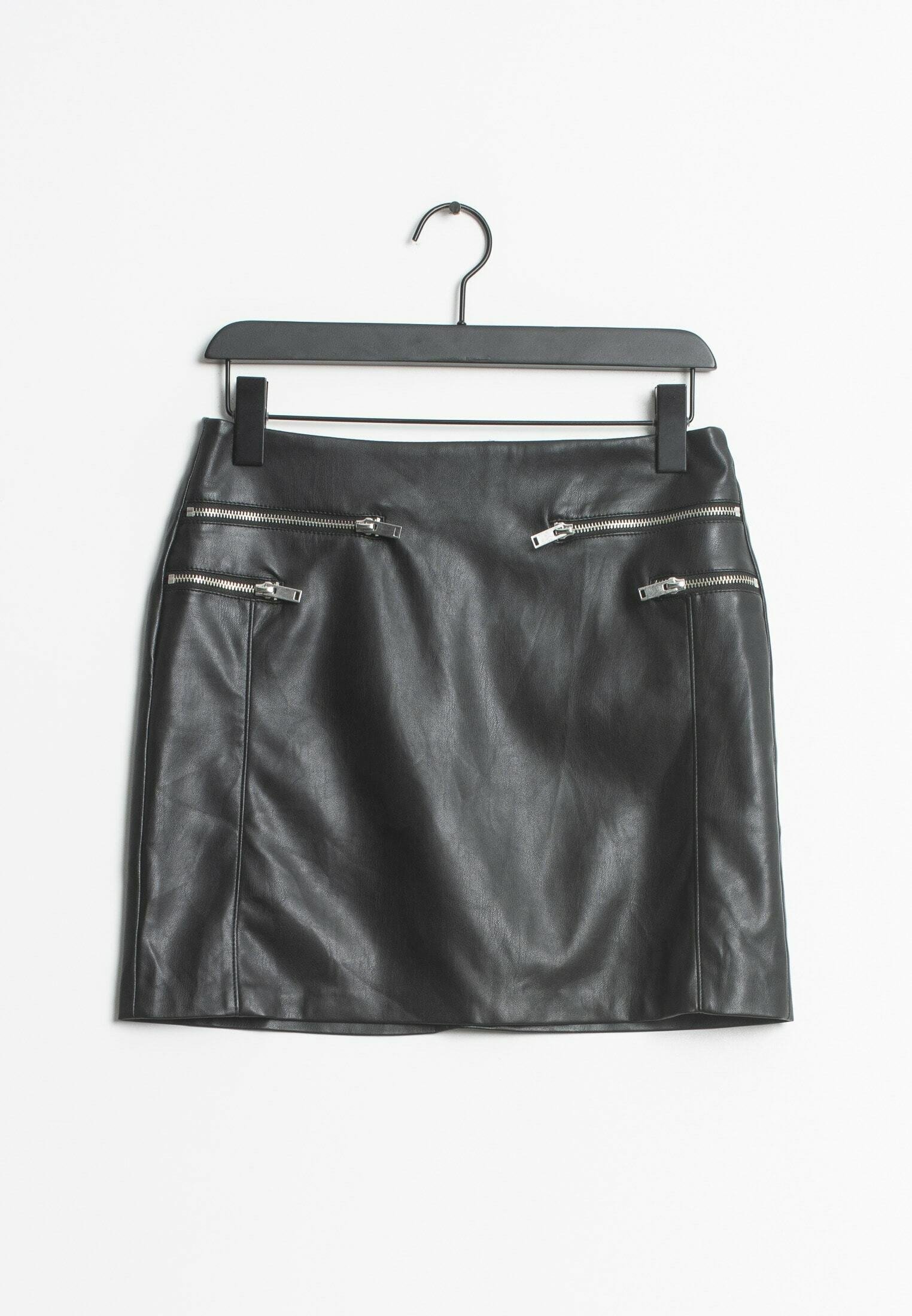 Mango Gonna di pelle - black/nero - Zalando.it