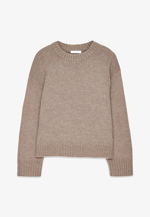 NA-KD, ROUND NECK - Svetrík - beige melange