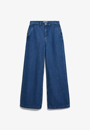 ARMEDANGELS, WIDE LEG DENIM - Wide leg - bright blue