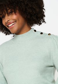 LolaLiza WITH BUTTONS - Abito in maglia - mint green