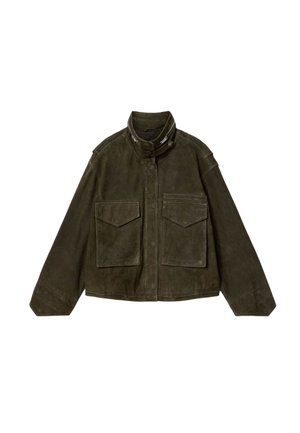AllSaints, CLAY - Nahkatakki - khaki green