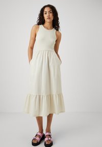 Gap Tall MIDI DRESS - Denné šaty - beige