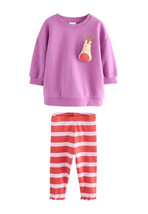 Next SET - Collegepaita - purple squeaky reindeer christmas