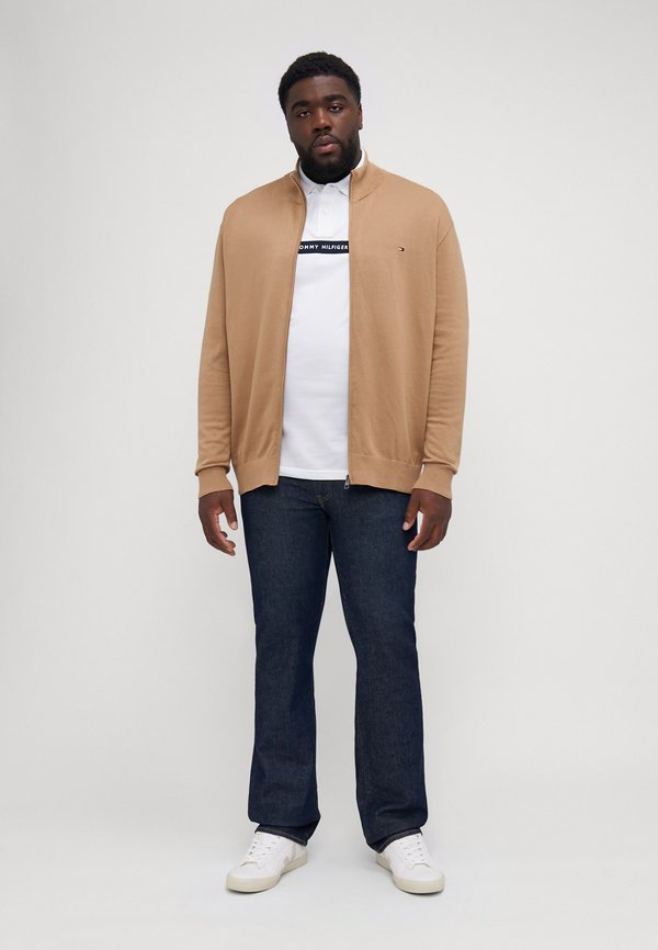 ESSENTIAL ZIP  - Cardigan - safari3
