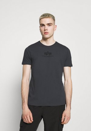 BASIC - T-shirt imprimé - greyblack