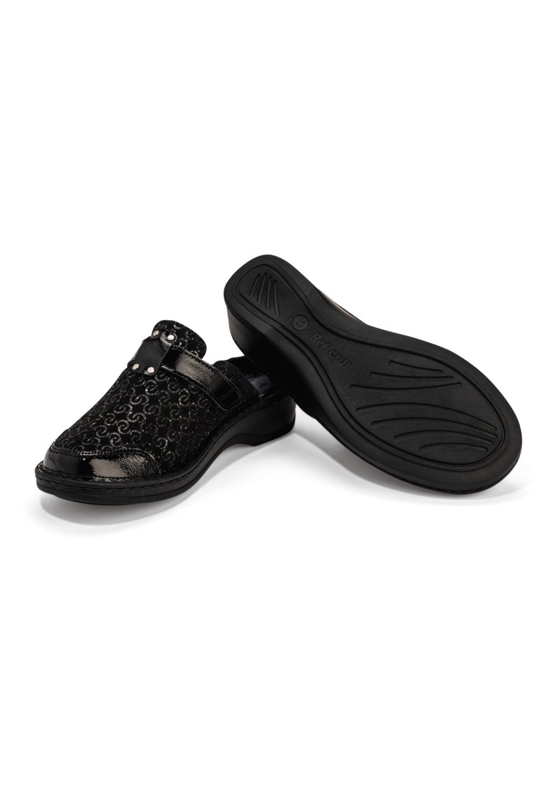 Damen Sneaker | vitaform Hausschuh schwarz - SF30885 Damen Sneaker | vitaform Hausschuh schwarz - SF30885