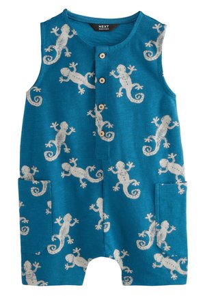 Next REGULAR FIT - 2 PACK - Lühikeste varrukatega bodi - teal blue printed brown