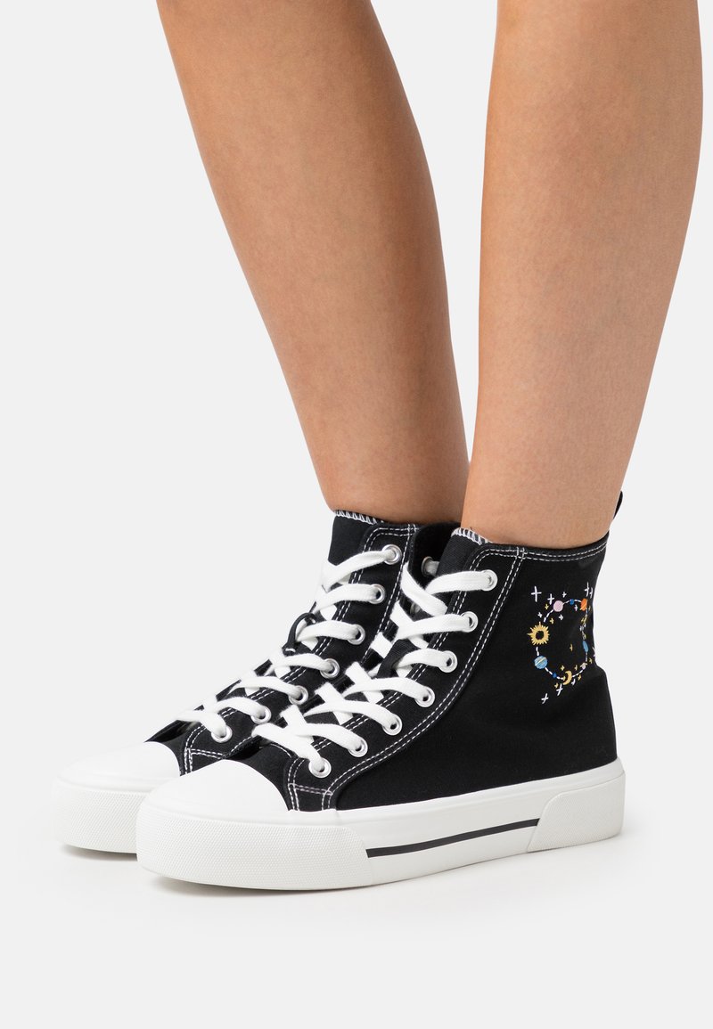 Even&Odd Sneakers hoog black/zwart Zalando.nl