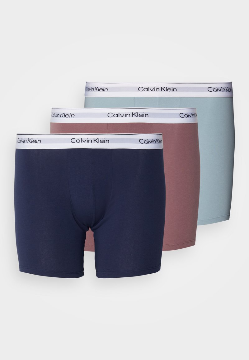 Calvin Klein Underwear BRIEF PLUS 3 PACK - Apakšbikses - capri rose/blue shadow/arona
