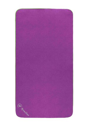 COOL MAX - Strandtuch - lila   hellgrüner rand