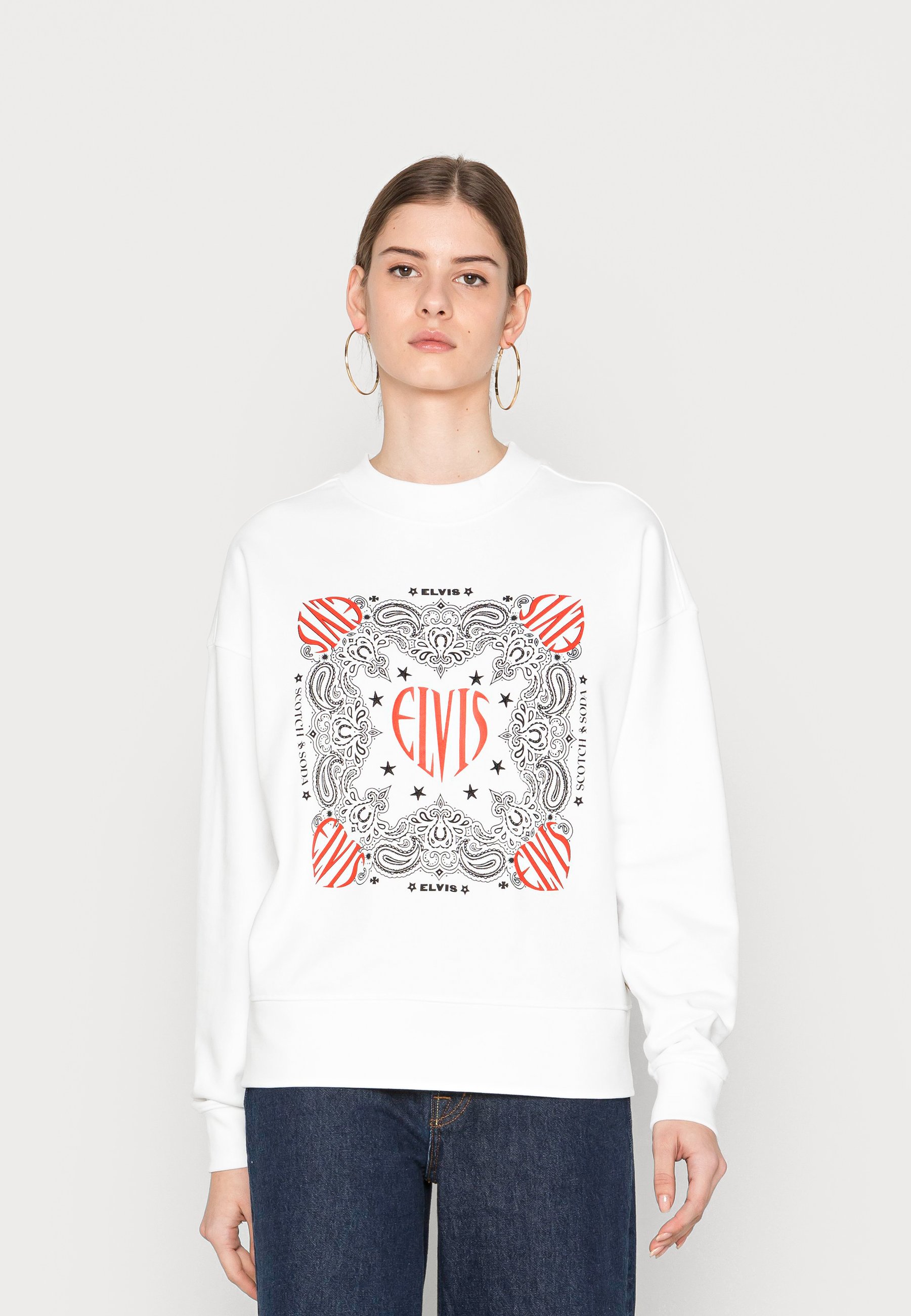 Soda ELVIS CAPSULE - Sweatshirt - white 