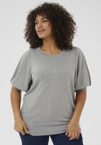 Kaffe Curve - Basic T-shirt - grey melange Thumbnail Image 1