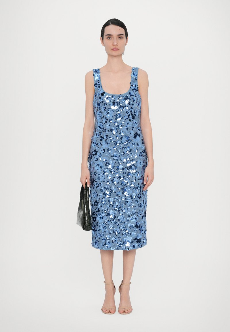 sachin and babi light blue dress Ruby Drop Waist Chambray Dress by Love Your Wardrobe Online | THE ICONIC main image 0