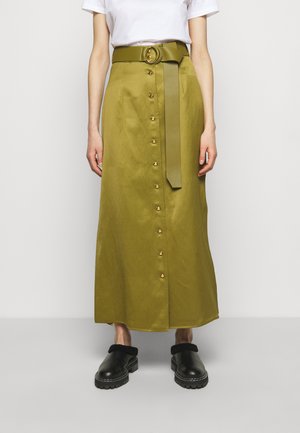 CLASSIC SKIRT - Maxi skirt - khaki