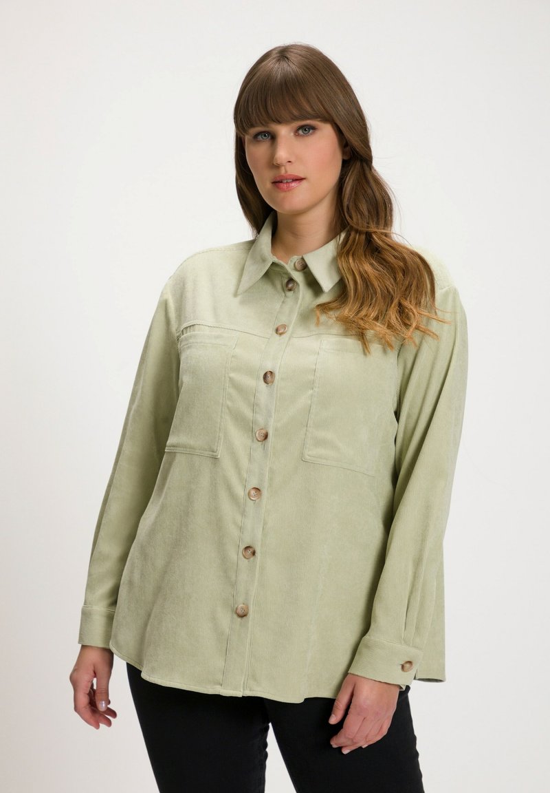 Camicia Donna Ulla Popken In Viscosa E Poliammide - Taglio Regular, Maniche 3/4