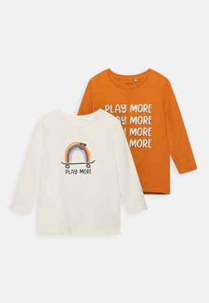 NMMLAKANO TOP 2PACK - Longsleeve - white alyssum