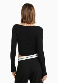 Bershka Långärmad tröja - black