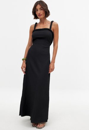 TWIST STRAP OPEN BACK - Maksi suknelė - black