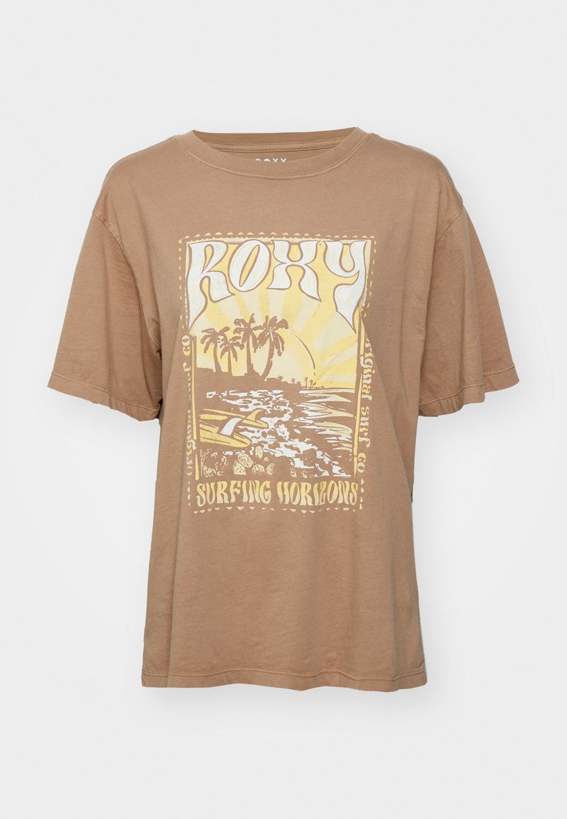 Roxy T-shirt print lichtbruin Roxy T-shirt print lichtbruin