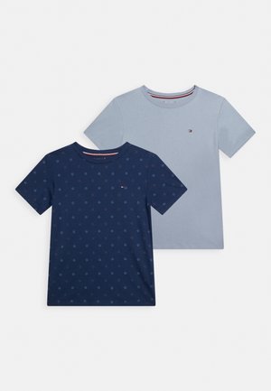 TEE 2PACK - Print T-shirt - double star petrol/daybreak blue