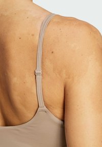 adidas Performance HYPERGLAM TANK - Top - chalky brown   earth strata
