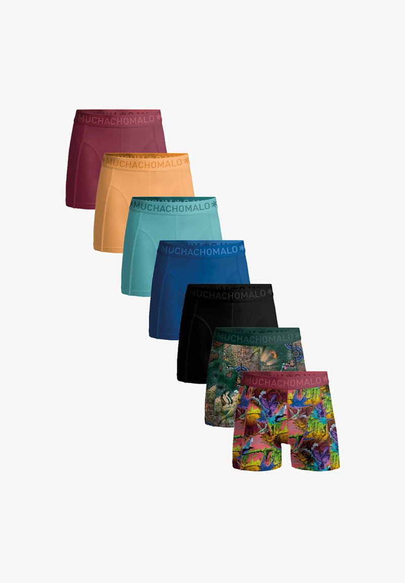 MUCHACHOMALO 7-PACK - Boksarice - print black blue orange red