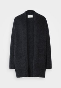 Marc O'Polo WRAP LONG SLEEVE - Cardigan - dark slate melange