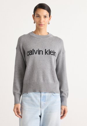 GRAPHIC - Svetrík - grey heather