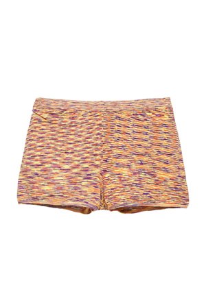 PULL&BEAR, SPACE-DYE KNIT - SHORTS - Short - orange