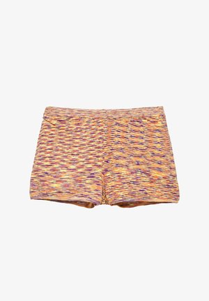 PULL&BEAR, SPACE-DYE KNIT - SHORTS - Short - orange