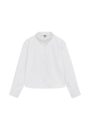 Blúzka so zapínaním na gombíky - white