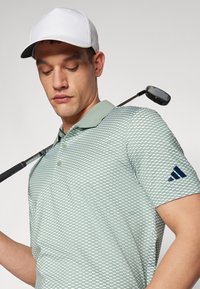 adidas Golf BASE BEYOND TEXTURED - Polotričko - silver green
