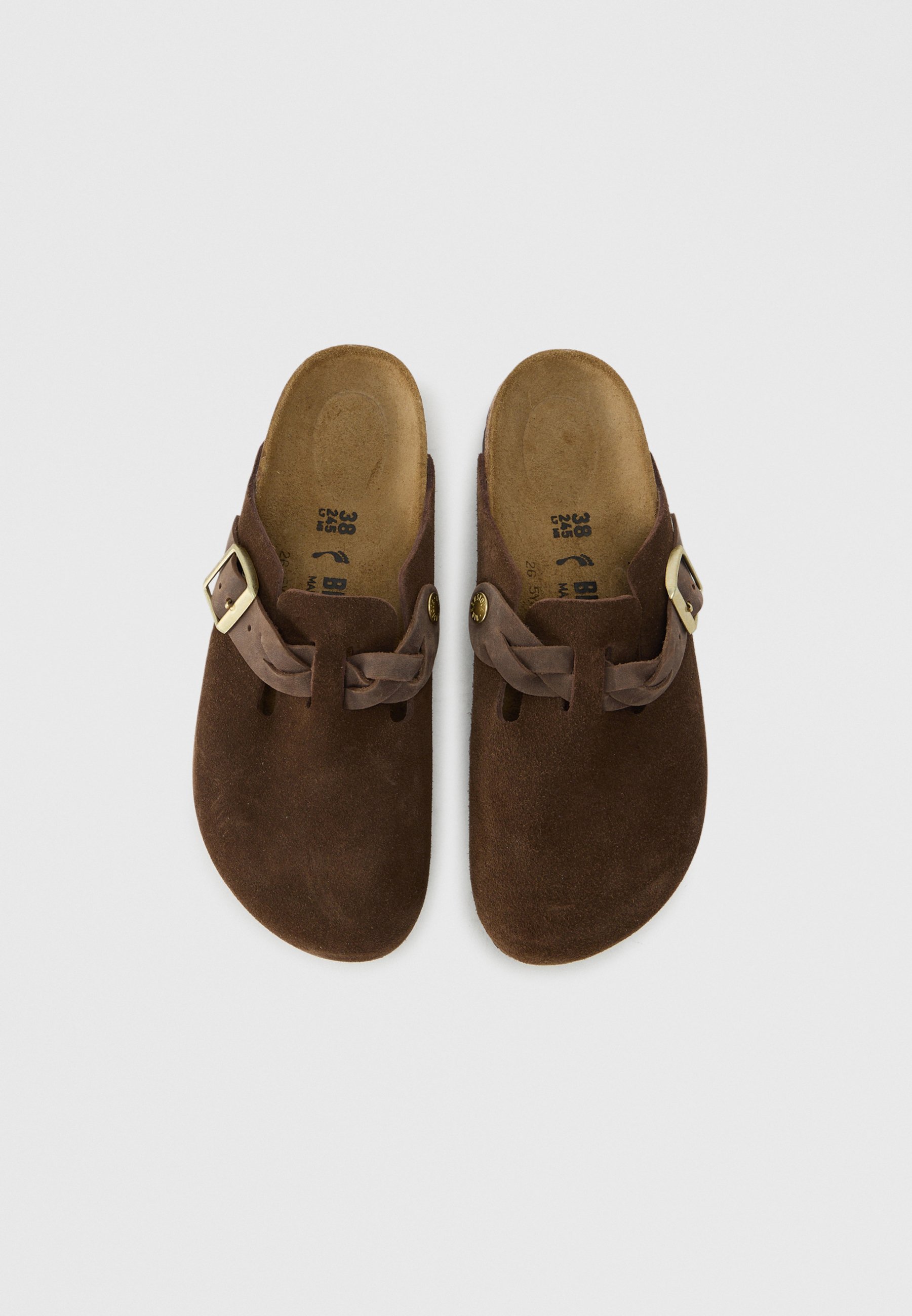 Birkenstock BOSTON BRAIDED LEOI/LEVE CARAFEN REGULAR - Sandálias