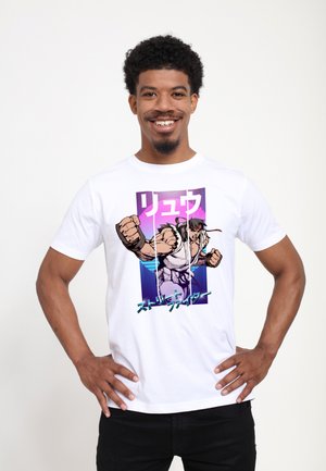 STREET FIGHTER RYU FUTURE  - Print T-shirt - white