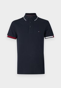 FLAG CUFF SLIM FIT - Polo majica - desert sky