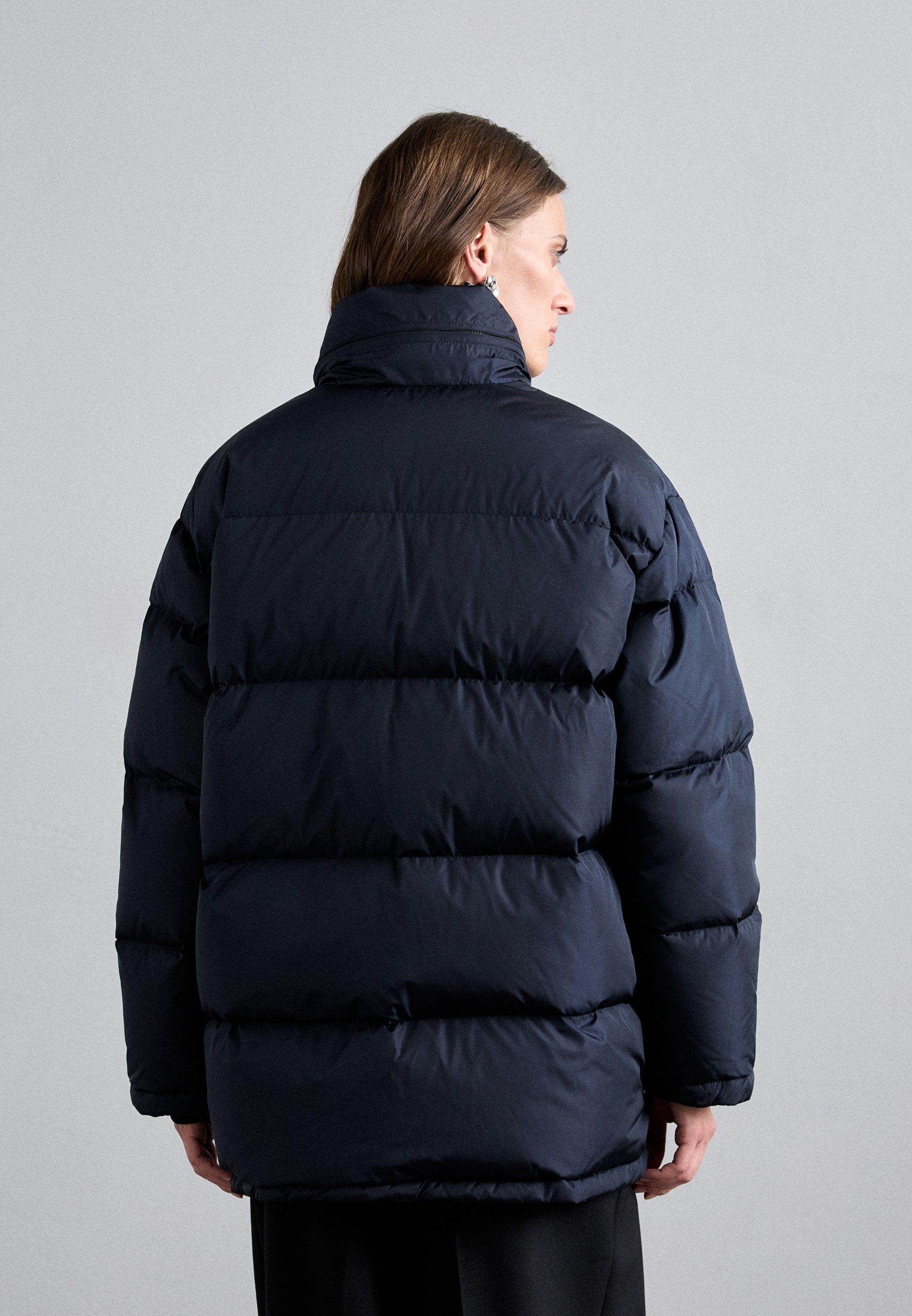ASPESI Navy Moschino Down Jacket Aspesi